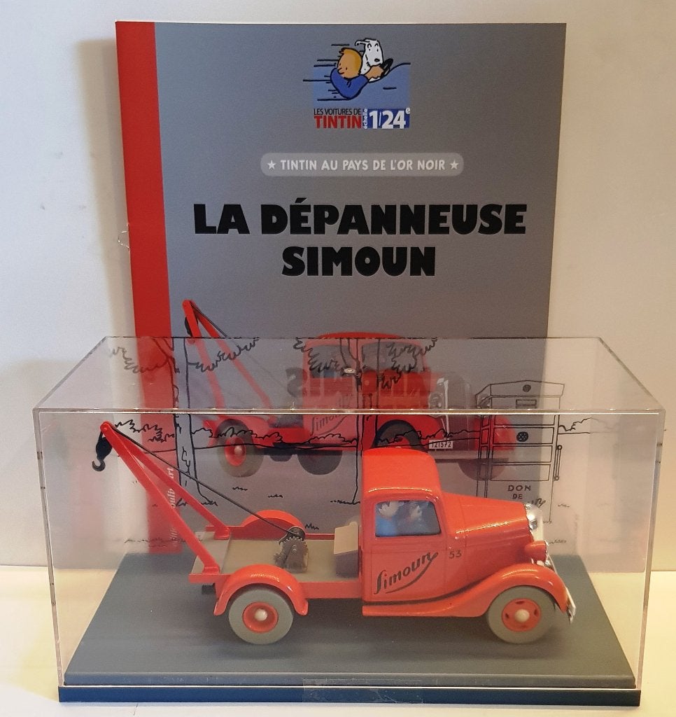 Les voitures de Tintin 1/24 N33, "La dépanneuse Simoun ", Verzenden, Kuifje, Nieuw, Beeldje of Figuurtje