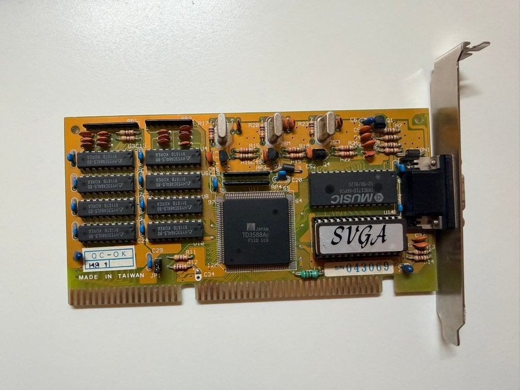 ISA SVGA videokaart 256KB — Tamarack TD3588A (Paradise), Computers en Software, Vintage Computers, Verzenden