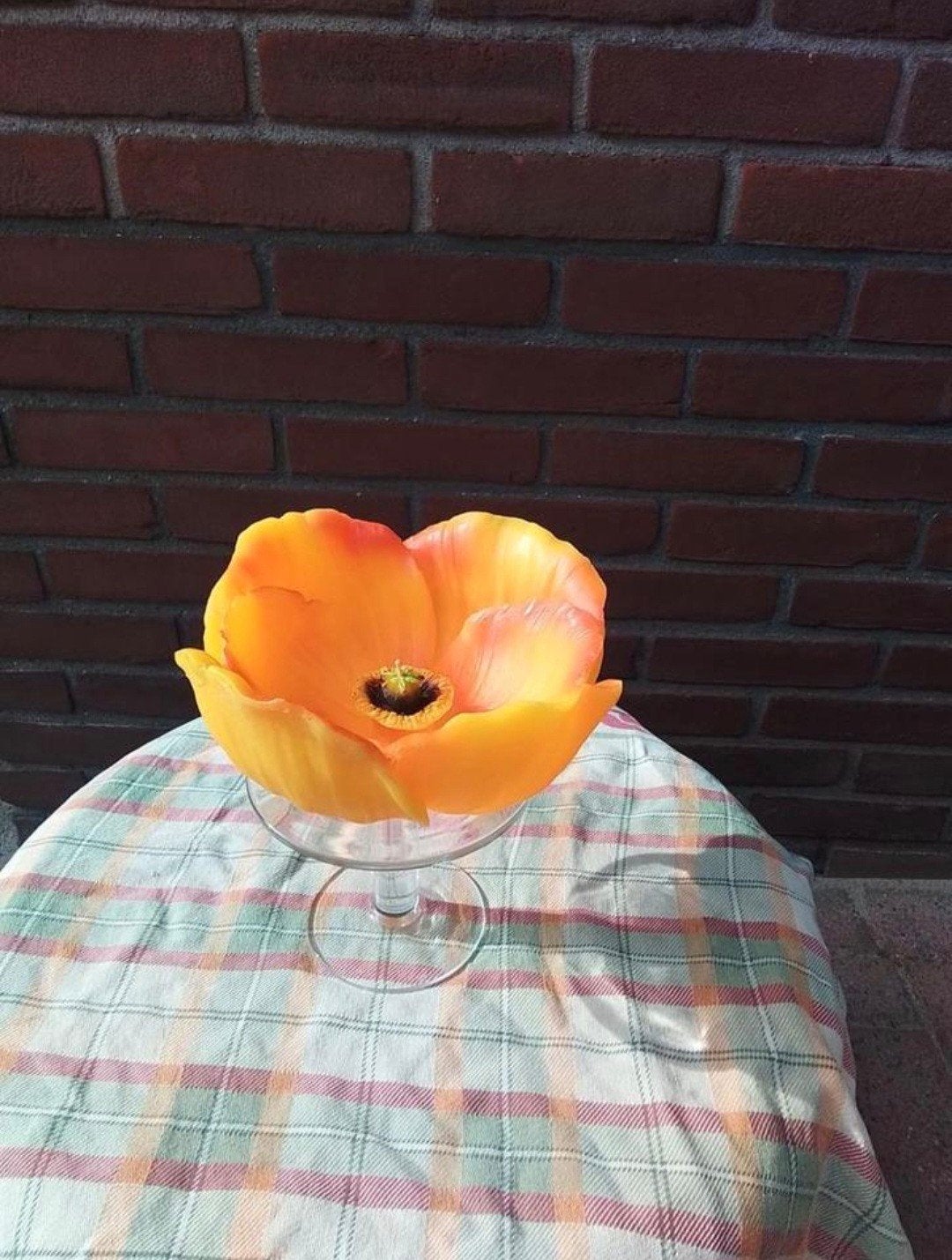 Zonnebloem bloem kaars evt met etagere nieuw, Ophalen