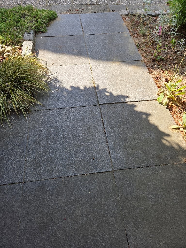 Tuintegels  60x60, Tuin en Terras, Ophalen, Gebruikt, Keramiek, Terrastegels