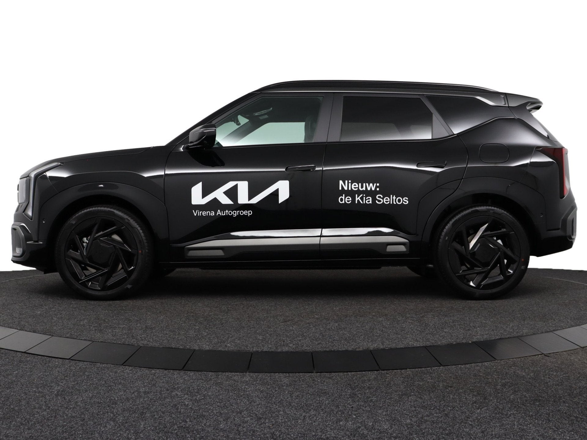 Kia Seltos 1.6 T-GDI DCT7 X-Line Demo Edition - Direct lever, Auto's, Automaat, 179 pk, Zwart, Lederen bekleding