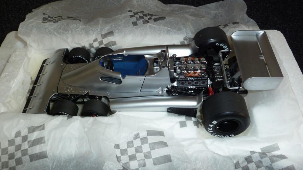 1976 - Tyrrell P34 Ford - Exoto anniversary edition, Ophalen of Verzenden, Zo goed als nieuw, Auto, Overige merken