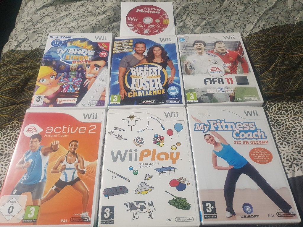 Verzameling Nintendo Wii games (7), Spelcomputers en Games, Gebruikt, Verzenden, Eén computer, Sport