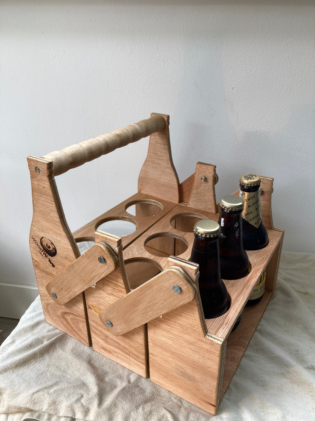 Biertiller dienblad, Bildtsestraat, Met opstaande rand, Woodwave Projects, Nieuw