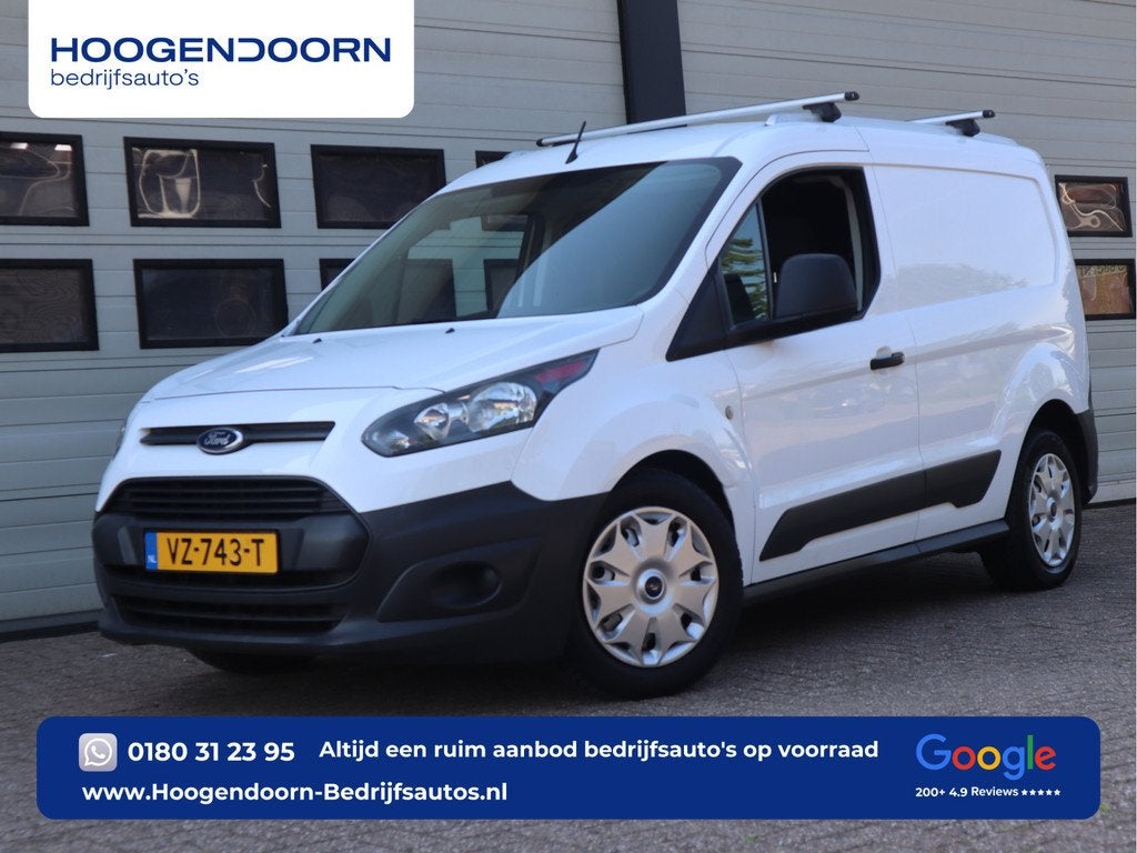 Ford Transit Connect 1.0 Ecoboost Benzine Euro 6 - Airco - T, Auto's, Gebruikt, Euro 6, Wit, Origineel Nederlands