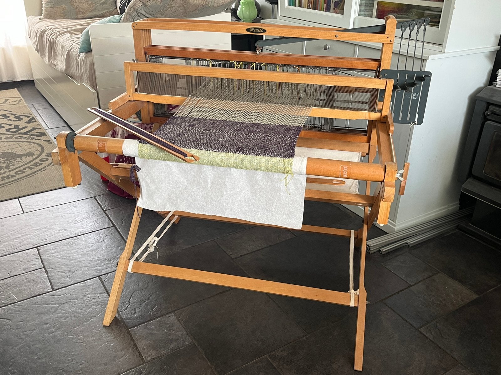 Weviti tafelweefgetouw met onderstel, Hobby en Vrije tijd, Overige Hobby en Vrije tijd, Gebruikt, Ophalen