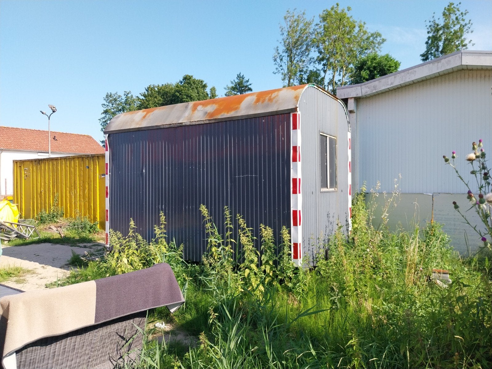 Bouwkeet/schaftkeet/pipowagen, Ophalen