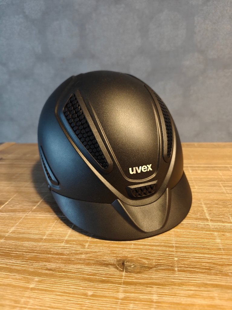 Uvex Perfection II cap maat 54-55 (XS-S), Dieren en Toebehoren, Overige merken, Zo goed als nieuw, Rijhelm/cap, Zwart