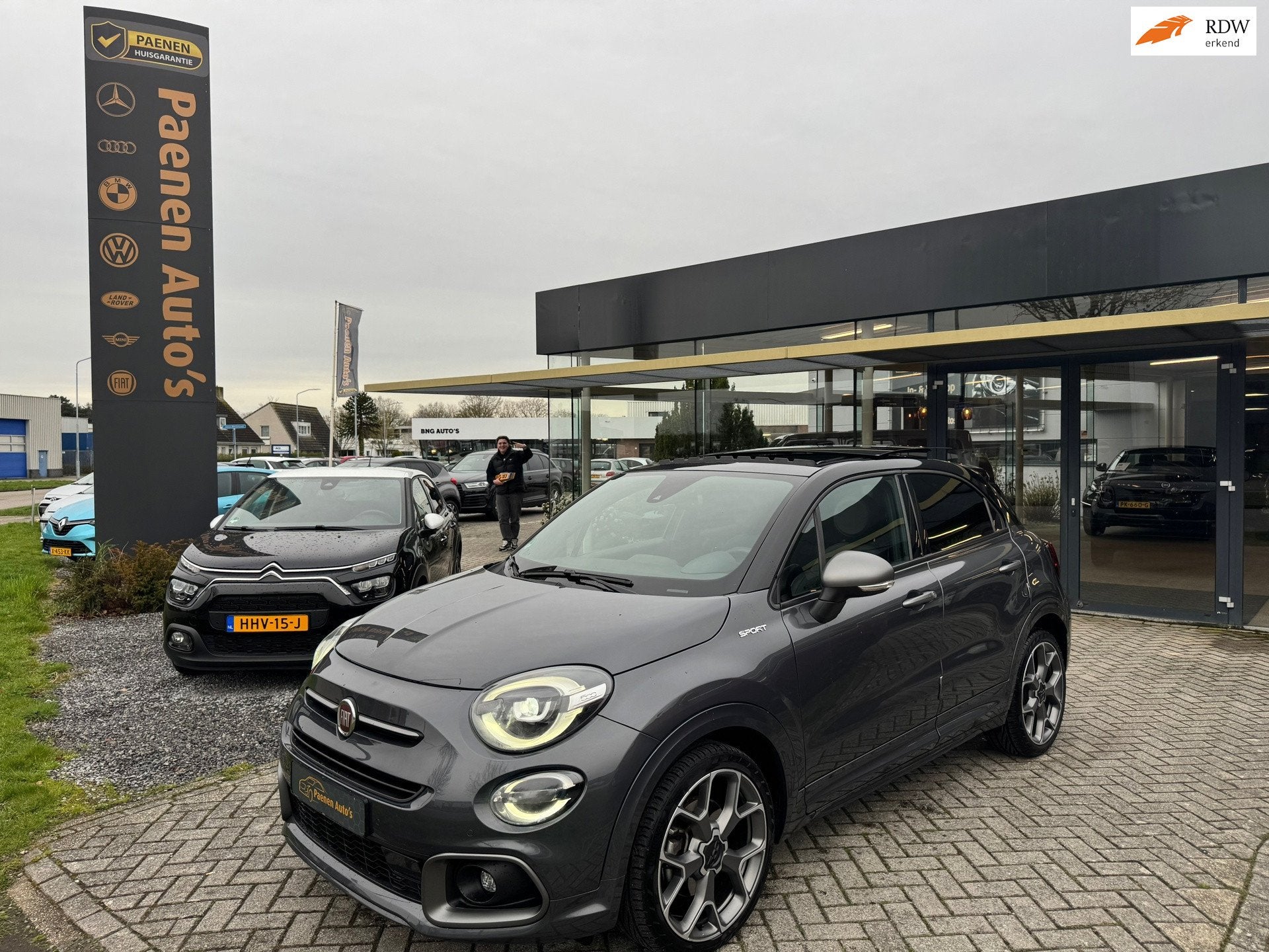 Fiat 500 X 1.3 FireFly Turbo 150 Sport|Pano|ACC|Carplay, Auto's, Fiat, Gebruikt, 4 cilinders, 150 pk, 500X