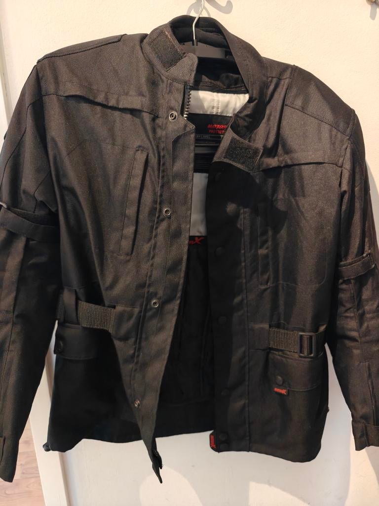 MotorX motorjas en broek maat L, Motoren, Kleding | Motorkleding, Ophalen, Tweedehands, Jas | textiel