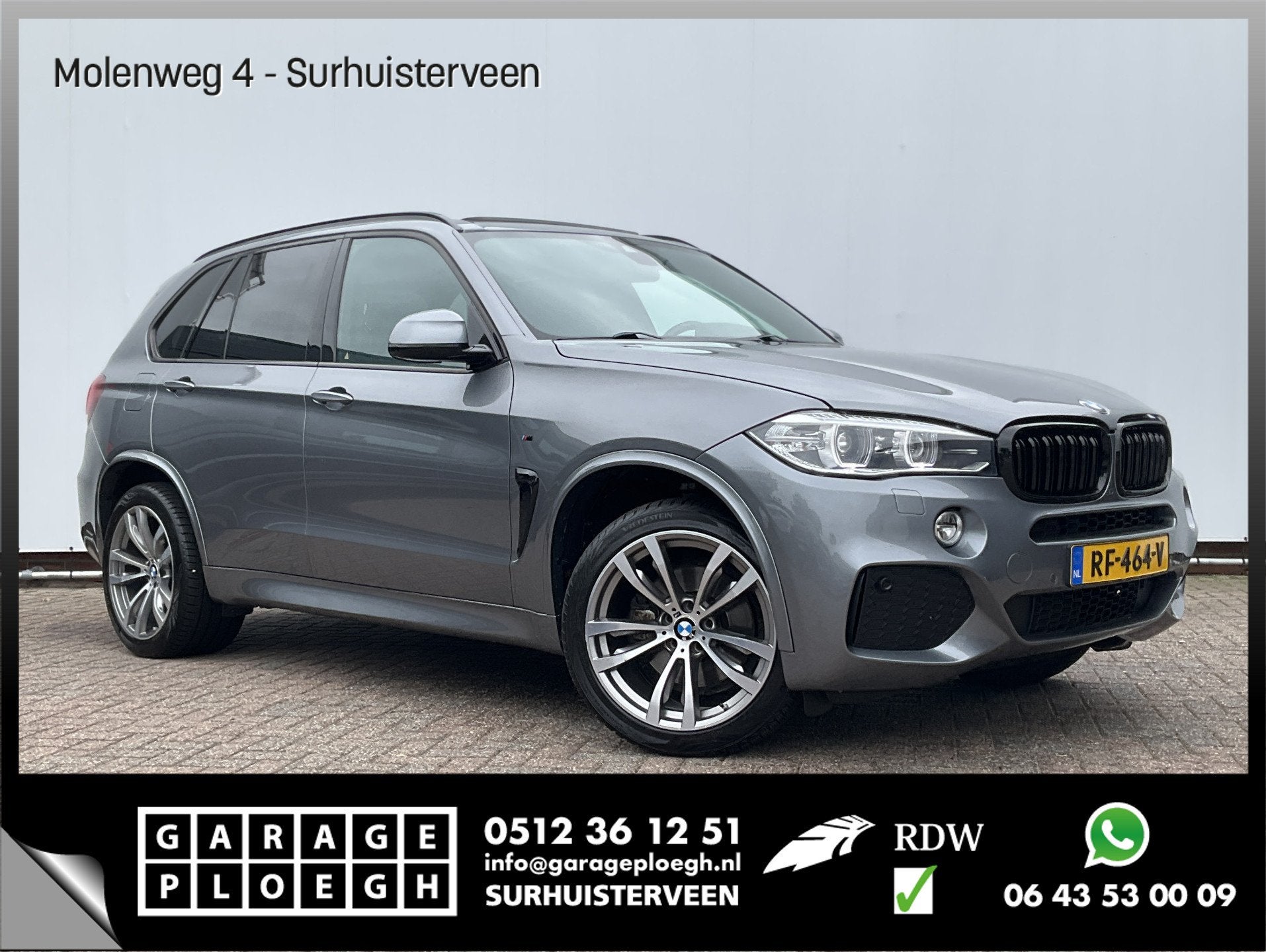 BMW X5 xDrive40d High Executive M-Sport Afn.Trekhaak Pano HK, Auto's, Gebruikt, 2993 cc, 255 €/maand, Leder