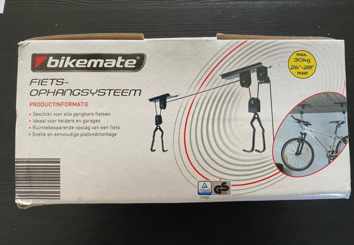 Bikemate Fietsophangsysteem - Ruimtebesparend, Ophalen of Verzenden, Nieuw