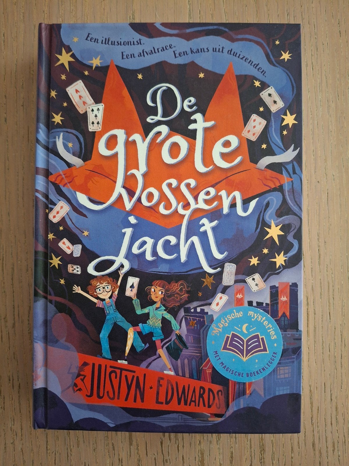 Justyn Edwards - De grote vossenjacht, Fictie algemeen, Ophalen of Verzenden, Zo goed als nieuw, Justyn Edwards