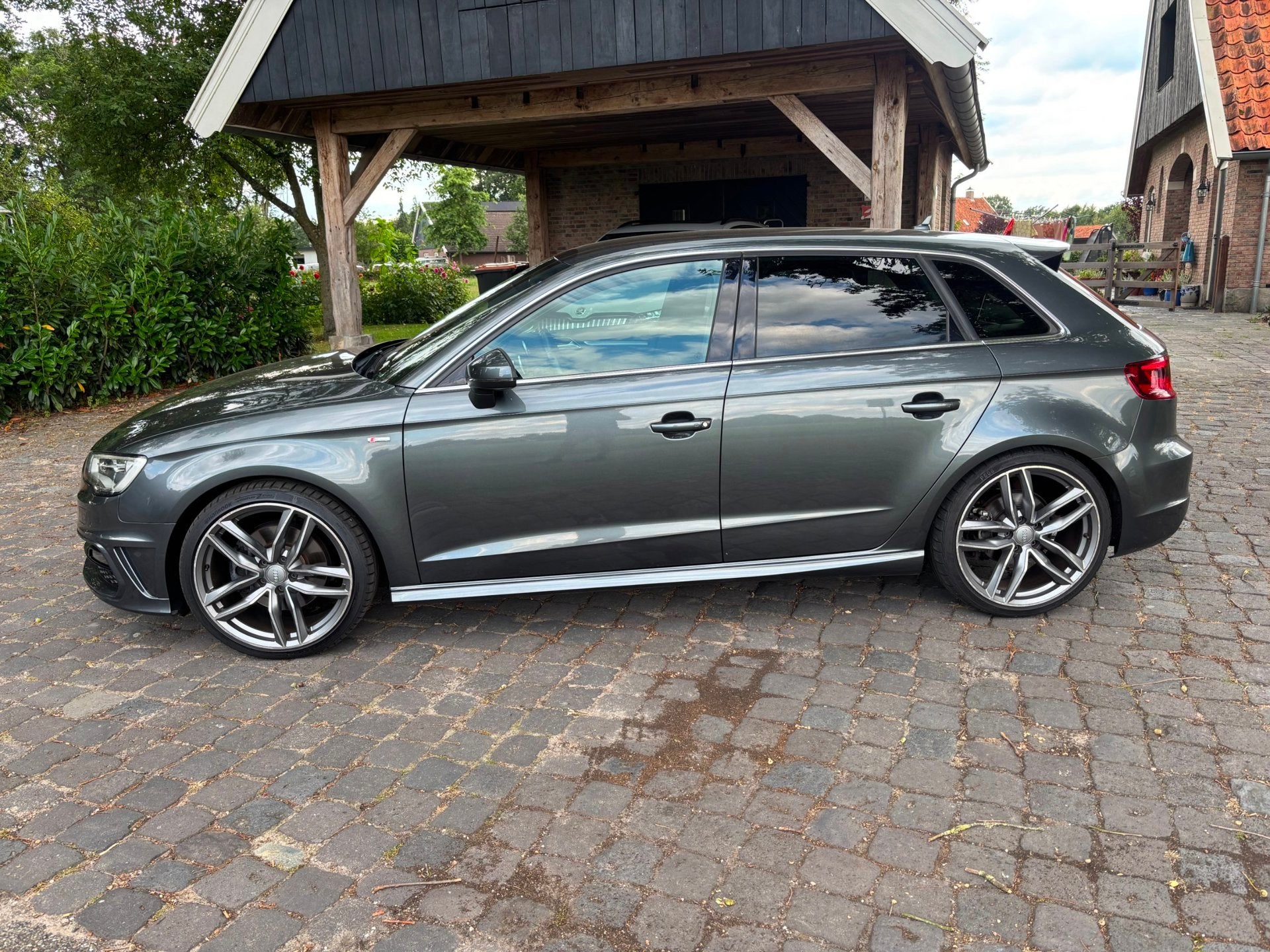 Audi A3 Sportback 1.8 TFSI quattro Ambition Pro Line S, Auto's, Audi, 15 km/l, Gebruikt, 4 cilinders, Leder en Stof
