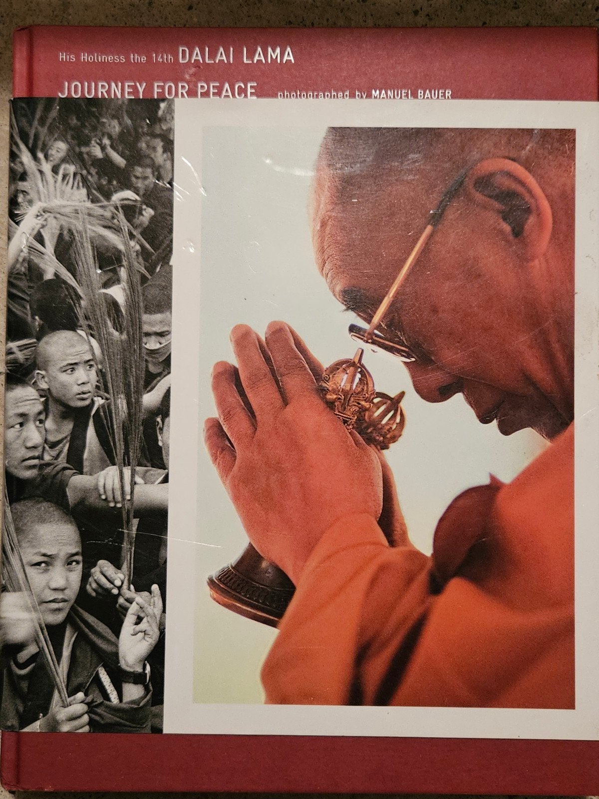 Dalai Lama: Journey for Peace - Fotoboek Manuel Bauer, Boeken, Ophalen of Verzenden, Zo goed als nieuw, Manuel Bauer, Religie
