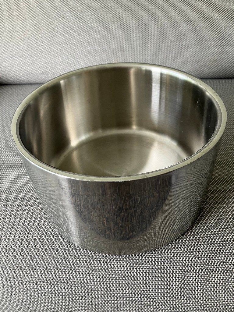 Iittala dubbelwandige rvs design schaal, Antiek en Kunst, Kunst | Designobjecten, Ophalen of Verzenden