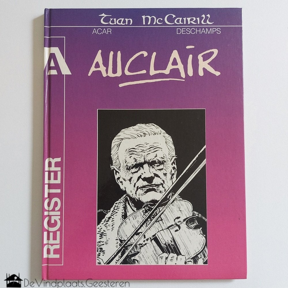 Auclair – Tuan Mc Cairill - Register, Boeken, Stripboeken, Eén stripboek, Ophalen of Verzenden, Zo goed als nieuw, Auclair