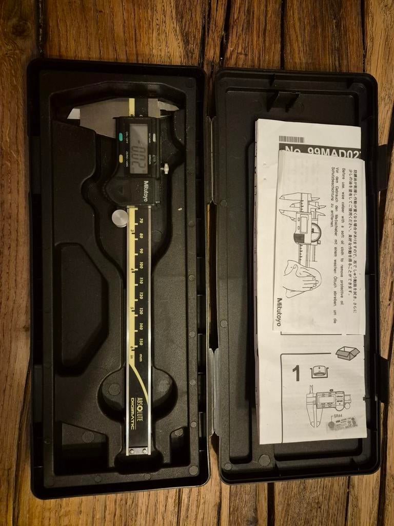 Mitutoyo Absolute Digimatic Schuifmaat 150mm, Ophalen of Verzenden, Zo goed als nieuw, Afstand
