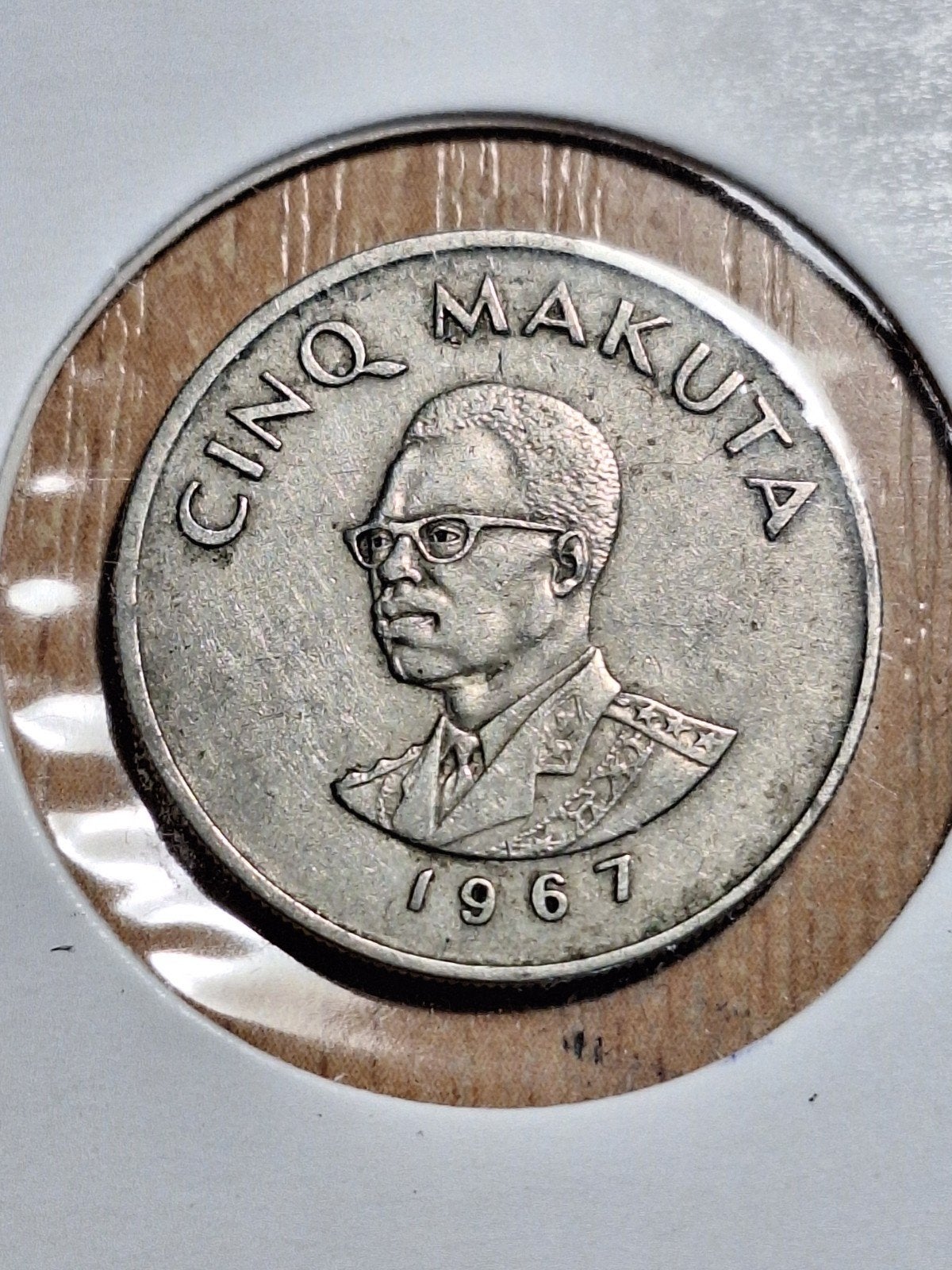 CONGO 5 makuta 1967 (#112), Ophalen of Verzenden, Overige landen, Losse munt