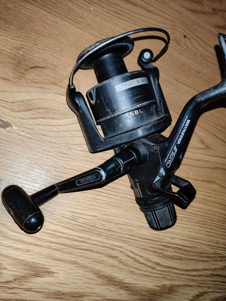 Shimano Aero baitrunner 6010, Ophalen of Verzenden, Gebruikt, Molen