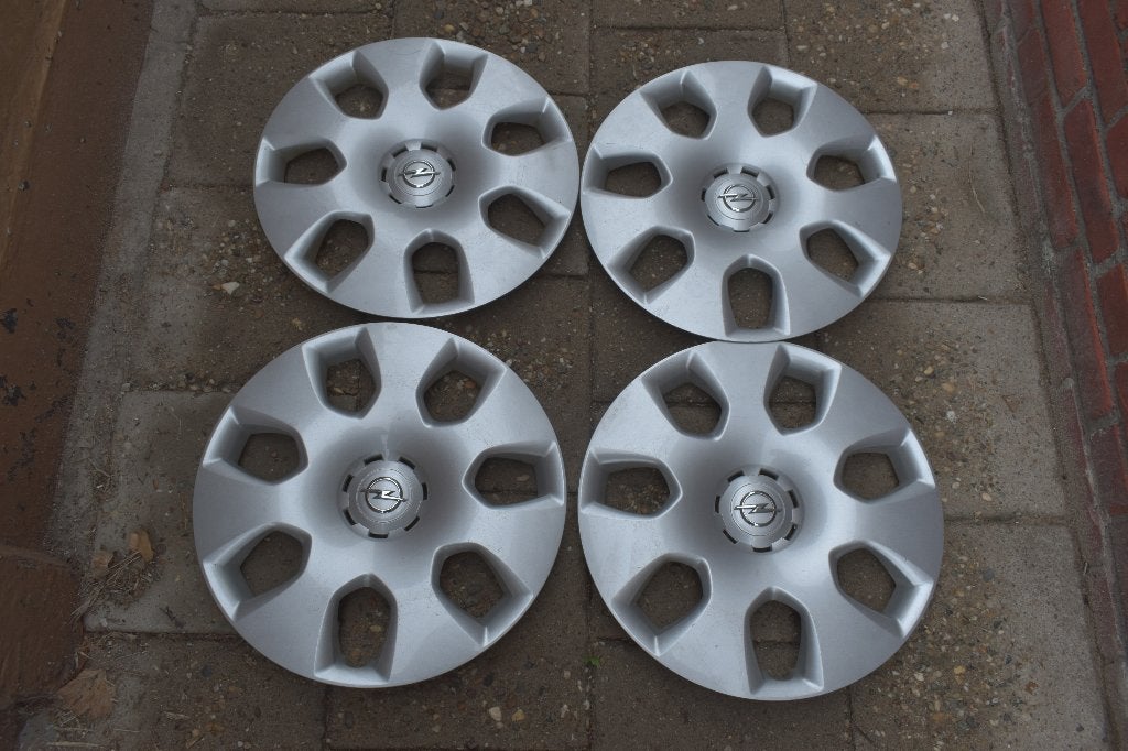 Set van 4 originele wieldoppen Opel Astra 16 inch (Model 2), Ophalen of Verzenden, Gebruikt