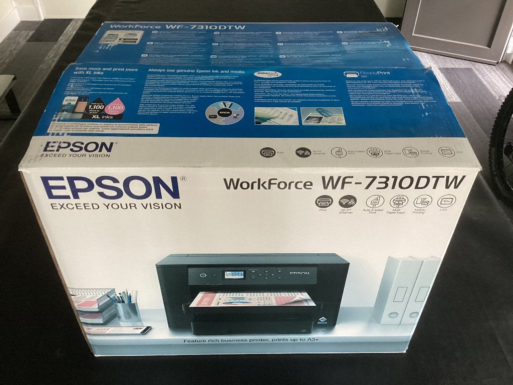 Epson WorkForce WF-7310 DTW, Computers en Software, Ophalen, Gebruikt, Kleur printen, Printer