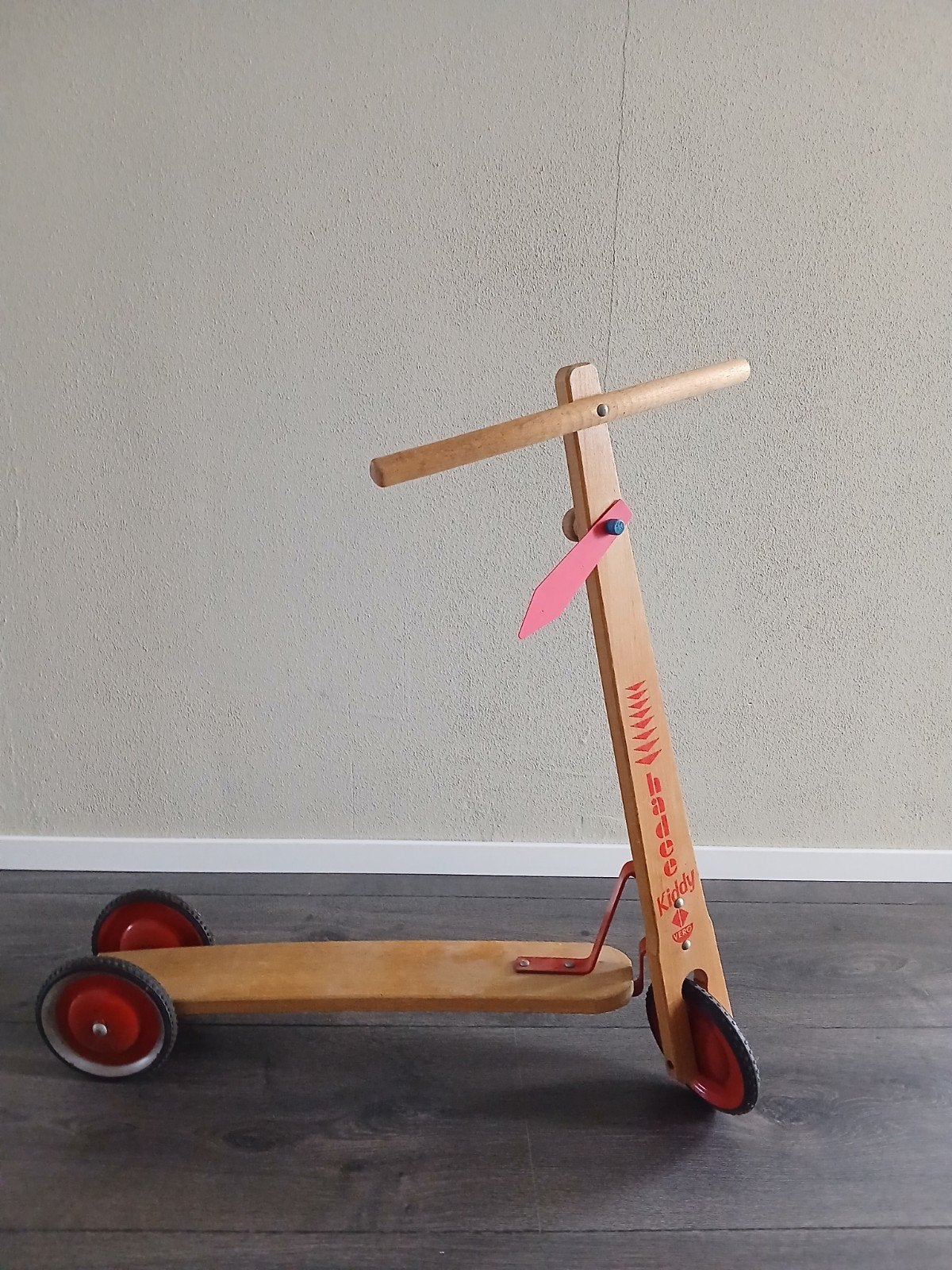Vintage houten step - Kiddy Scooter, Fietsen en Brommers, Steps, Gebruikt, Gewone step, Ophalen