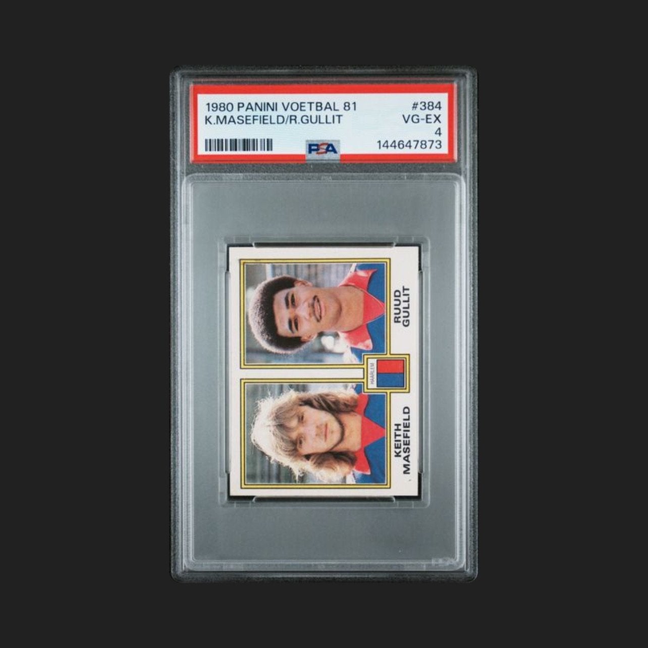 Panini Voetbal 81 Gullit PSA 4, Ophalen of Verzenden, Zo goed als nieuw, Poster, Plaatje of Sticker
