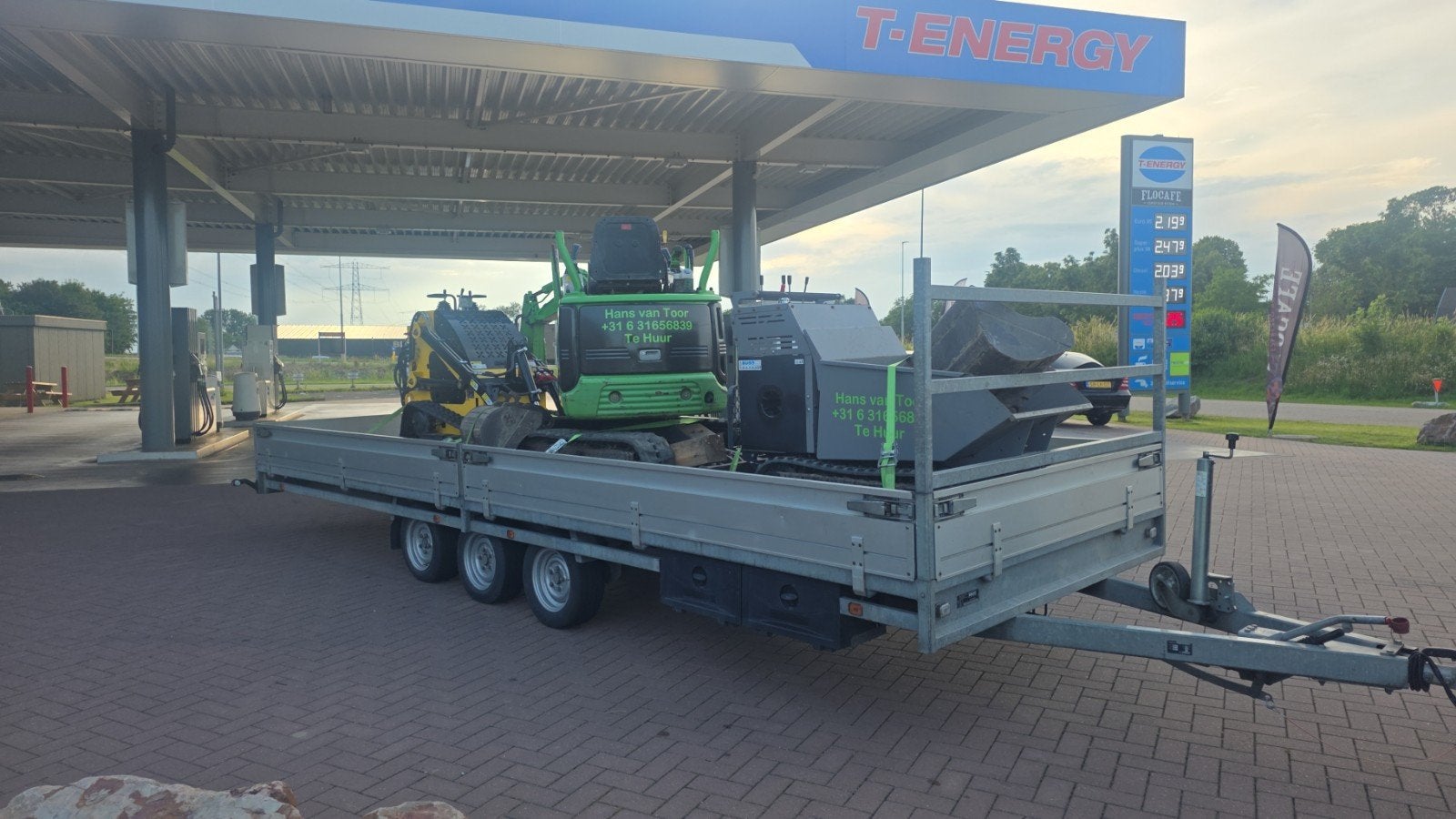 Minigraver, dumper, shovel op rupsen, Diensten en Vakmensen, Tuinmannen en Stratenmakers