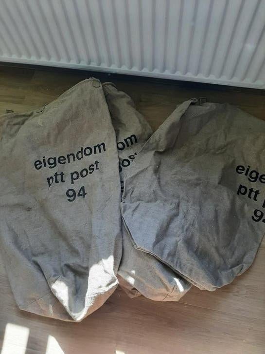 5x Vintage PTT Postzakken en Stadspostunie Zakken, Ophalen of Verzenden, Gebruikt