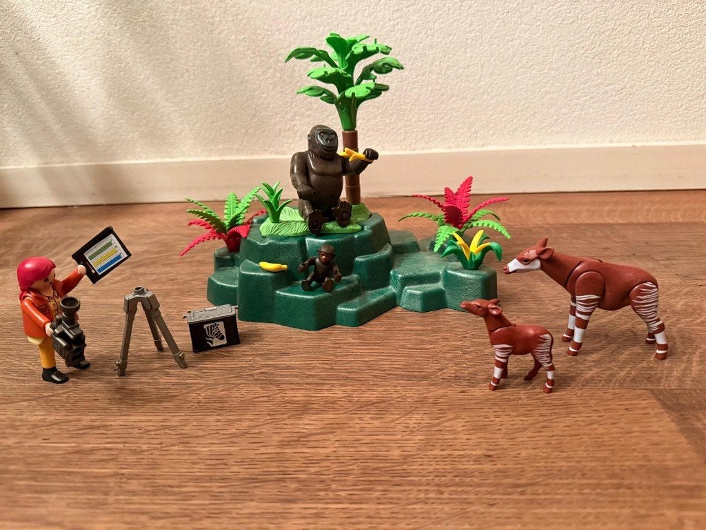 Playmobil 5415 Gorilla en Okapi, Wild life, Complete set, Ophalen of Verzenden, Zo goed als nieuw