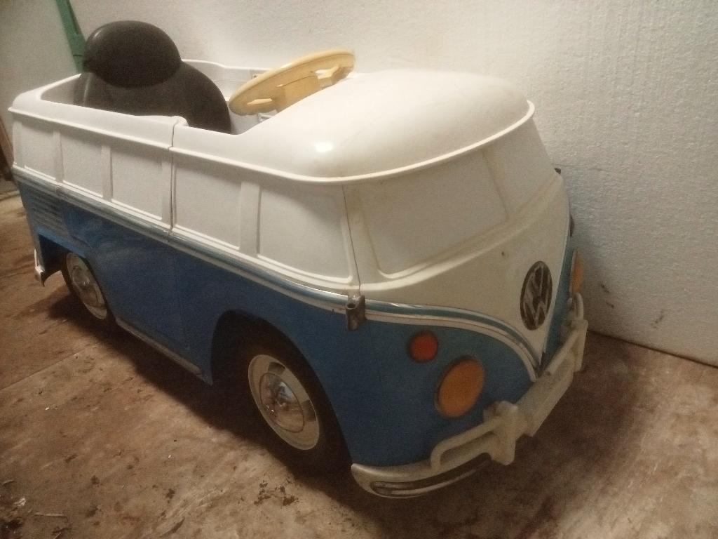 COLLECTORS ITEM UNIEKE VOLKSWAGEN BUS VW KINDERAUTO OP ACCU, Ophalen, Gebruikt