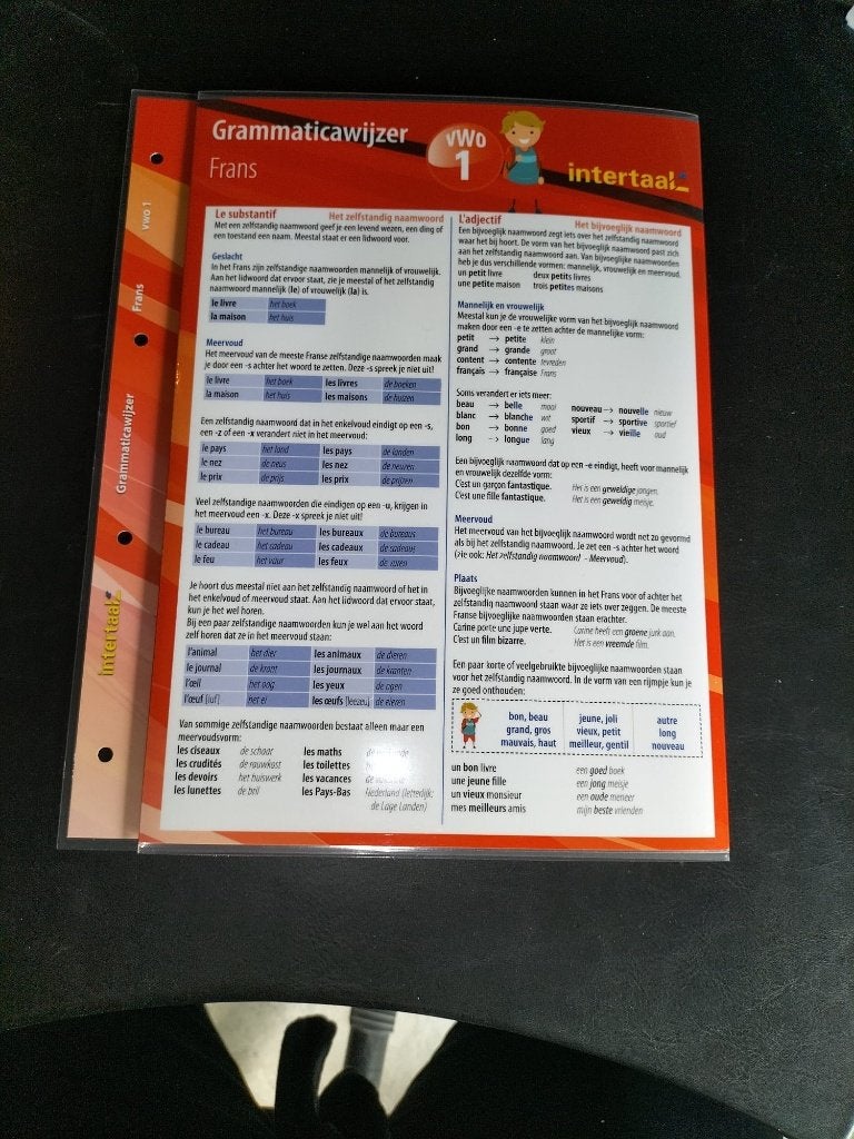 Frans - Grammaticawijzer - VWO 1 - Intertaal - Nieuw!@, Ophalen, Nieuw