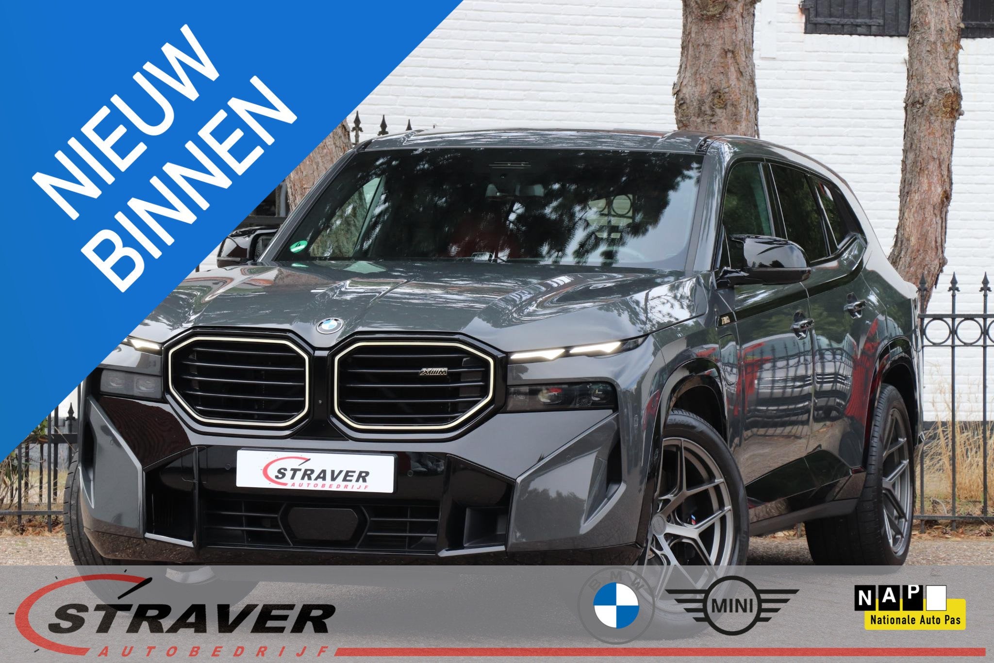 BMW XM PHEV 30 kWh |Bowers & Wilkins |Dravit grau |Korbach w, Auto's, BMW, 12 maanden, Gebruikt, 4395 cc, Bedrijf