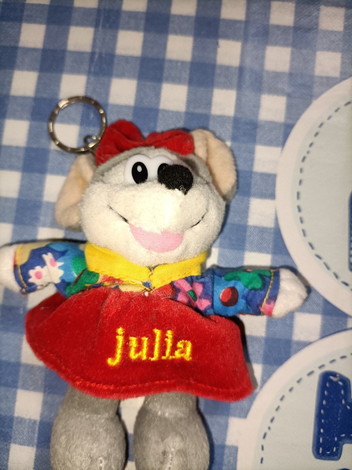 Julia sleutelhanger knuffeltje Julianatoren 13 cm groot, Ophalen of Verzenden, Zo goed als nieuw, Overige typen