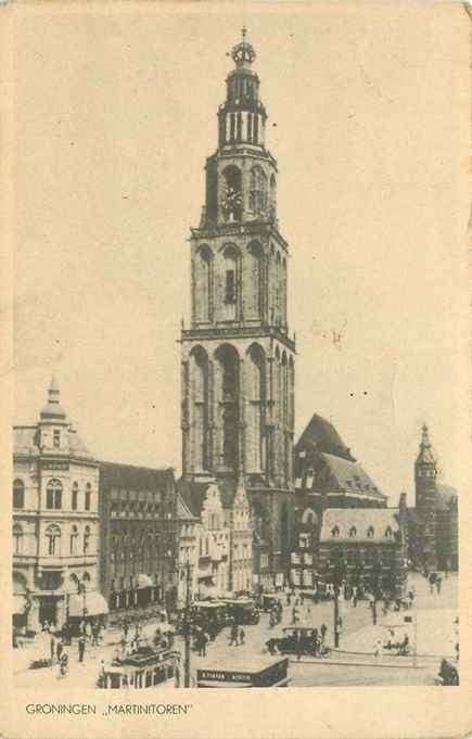 301-137-035 Groningen Martinitoren, Verzenden, Voor 1920, Groningen