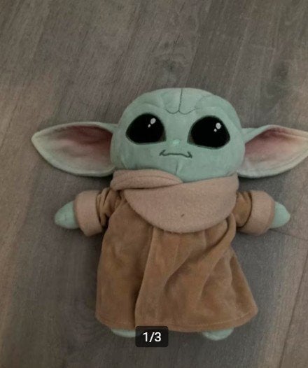 Star Wars baby Yoda Grogu knuffel 25 cm, Verzamelen, Star Wars, Ophalen of Verzenden, Zo goed als nieuw, Overige typen