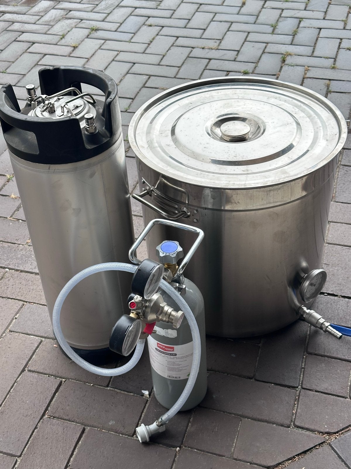 Complete Kombucha Brouwset - Fermentatie en Tapklaar, Hobby en Vrije tijd, Overige Hobby en Vrije tijd, Ophalen, Zo goed als nieuw