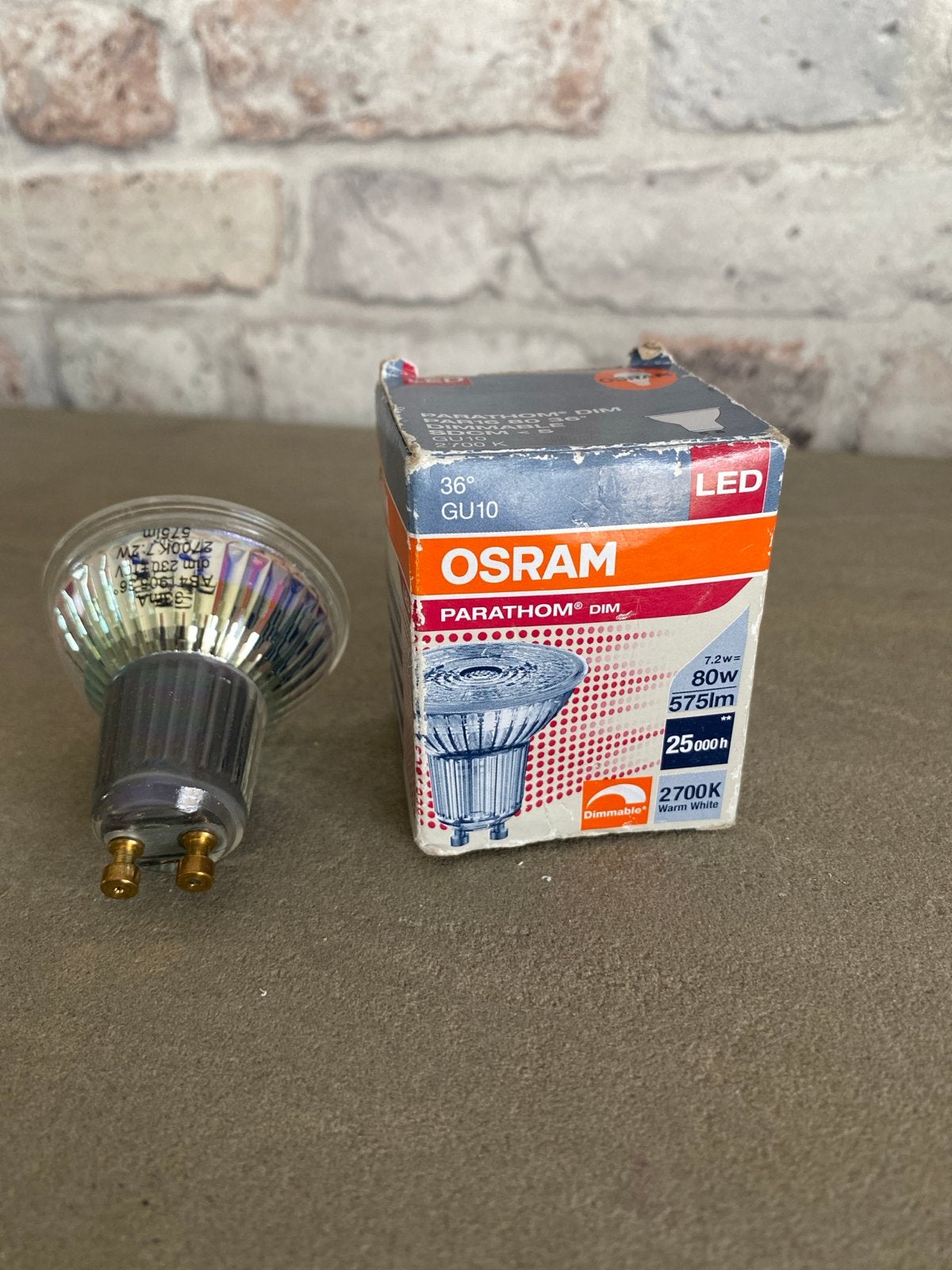 OSRAM PARATHOM DIM LED GU10 - Warm Wit, Dimbaar, Led-lamp, Osram, Dimbaar, Nieuw