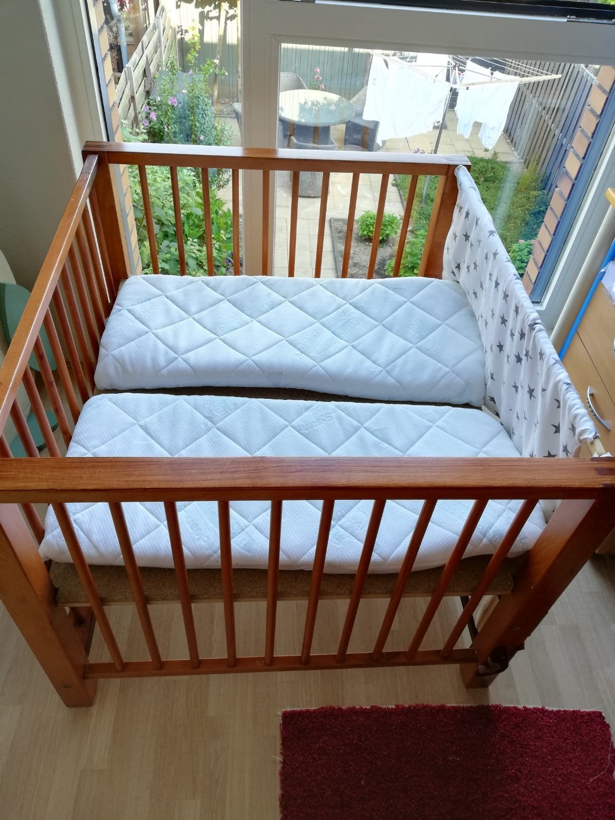 tweeling bed., Ophalen, Gebruikt, Ledikant