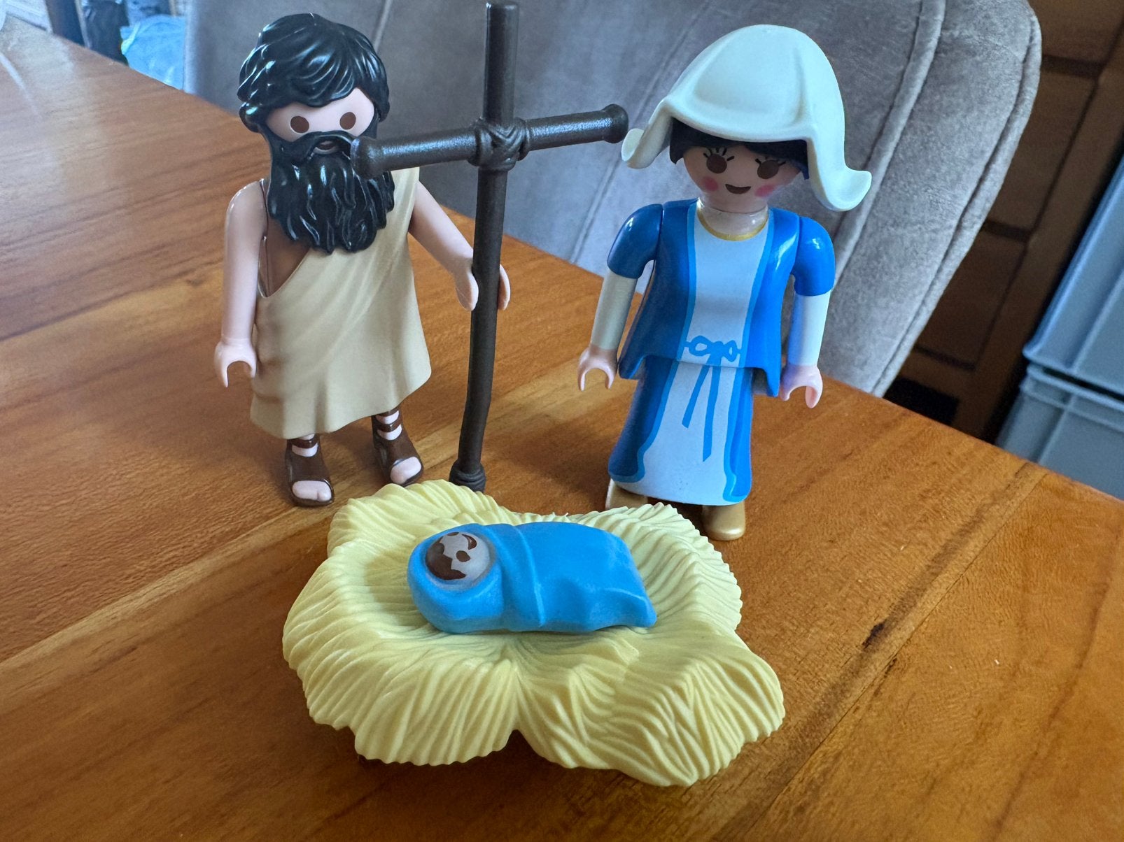 Jozef en maria met het kinderke jezus, Ophalen of Verzenden, Zo goed als nieuw