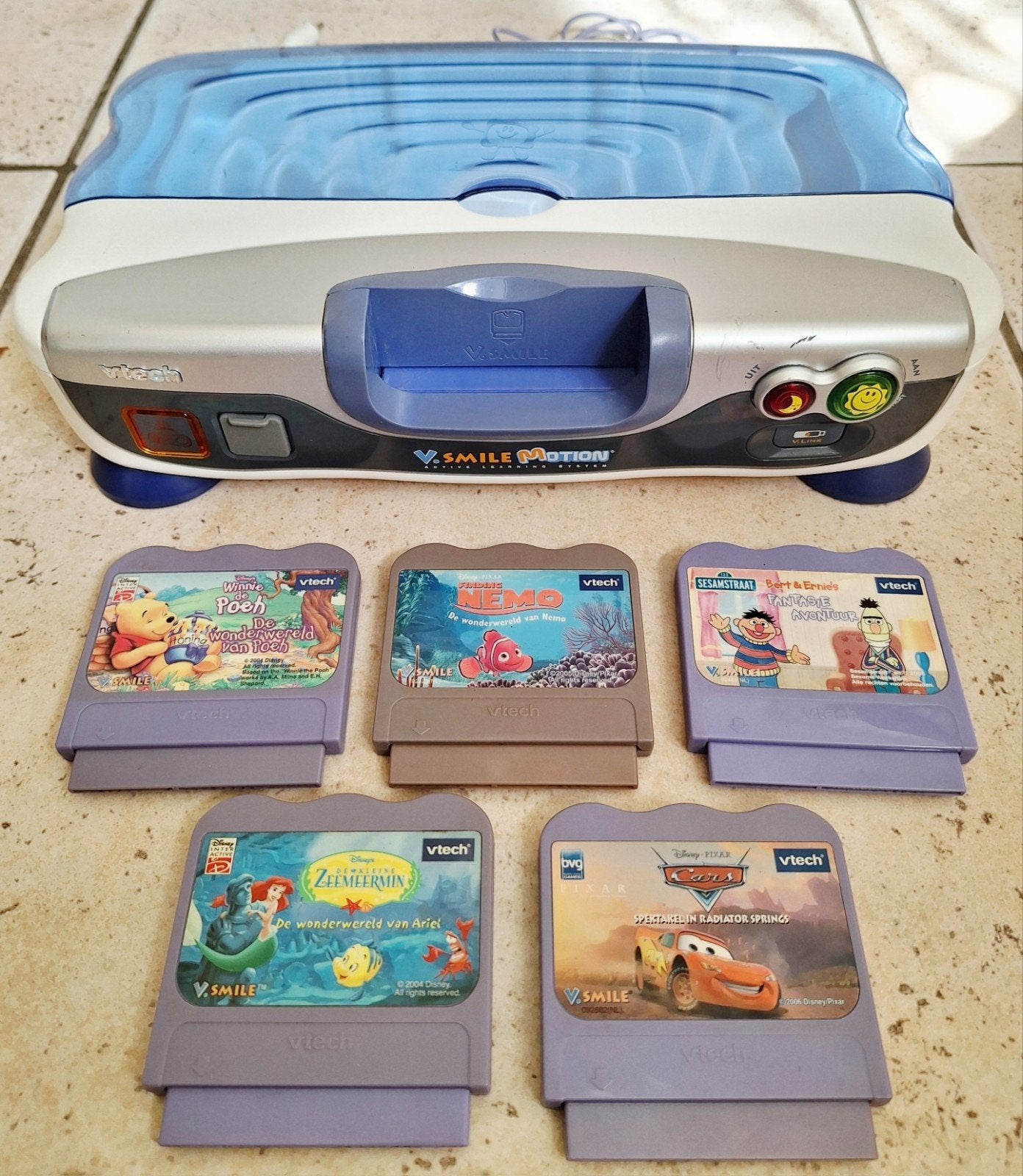 VTech V.Smile Motion met 5 spellen - Educatieve Console, Spelcomputers en Games, Spelcomputers | Overige, Gebruikt, Overige merken
