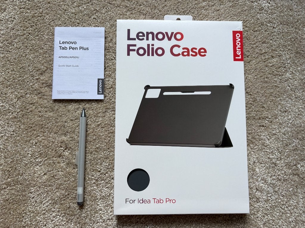 Lenovo Folio Case + Tab Pen Plus, Computers en Software, Ophalen of Verzenden, Nieuw, 10 inch, Bescherming voor- en achterkant