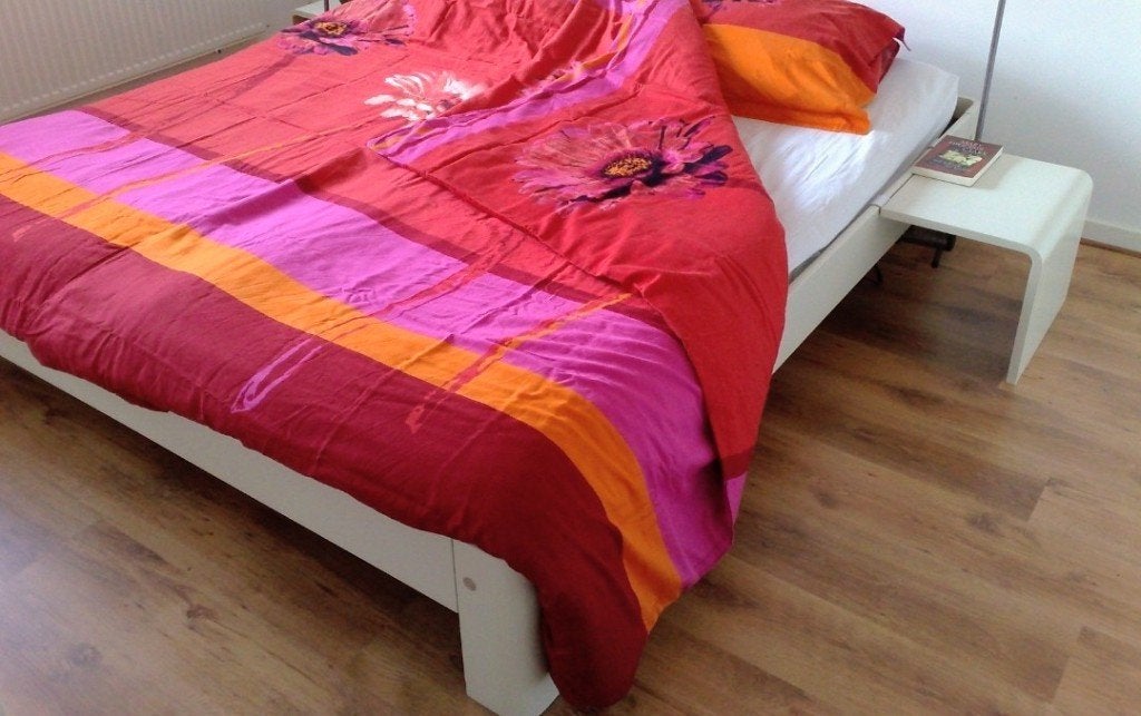 Auping auronde wit, Ophalen, Wit, Tweepersoons, 140 cm