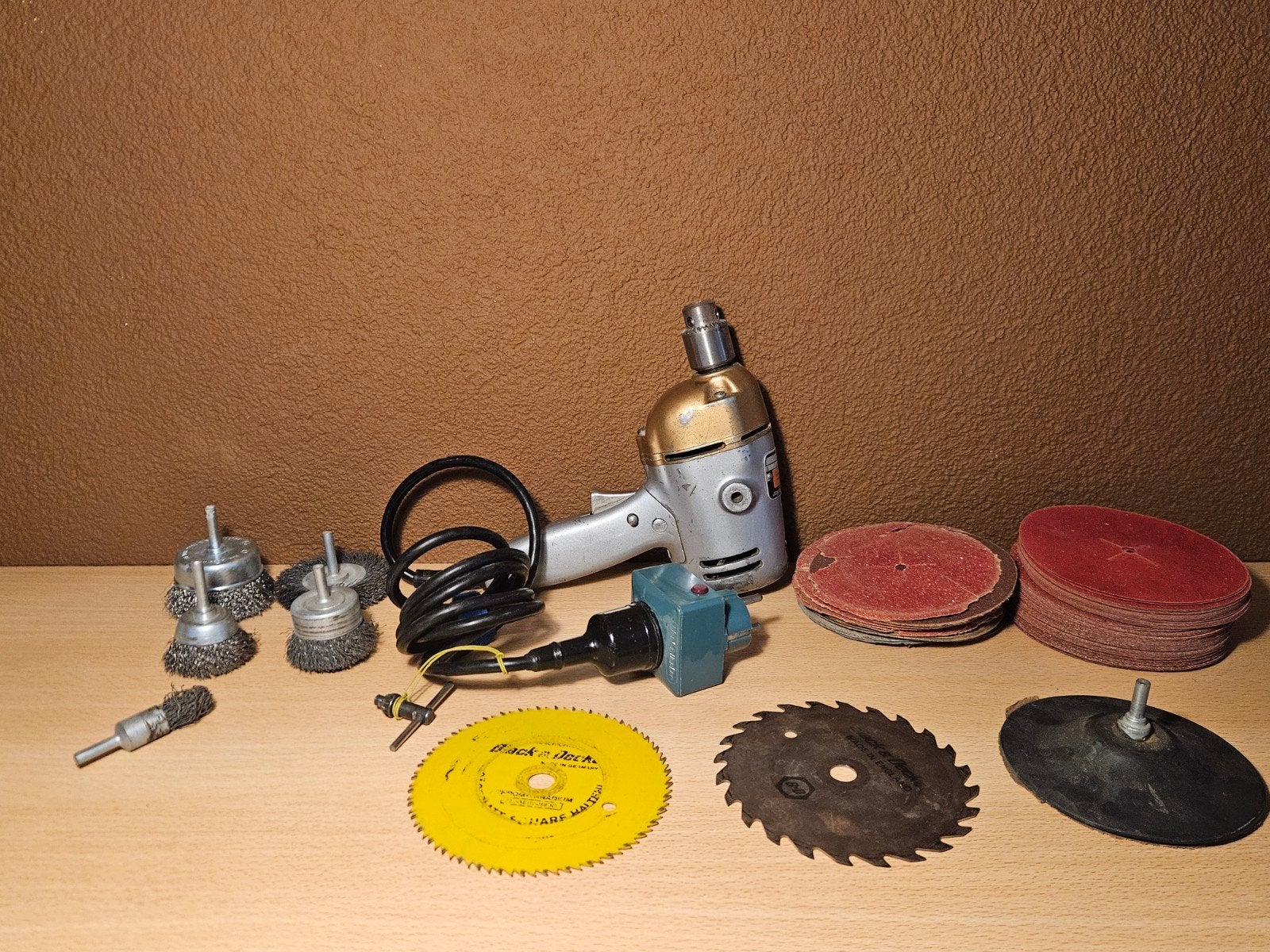Vintage Black & Decker D500 boormachine, Ophalen of Verzenden, Gebruikt, Overige typen