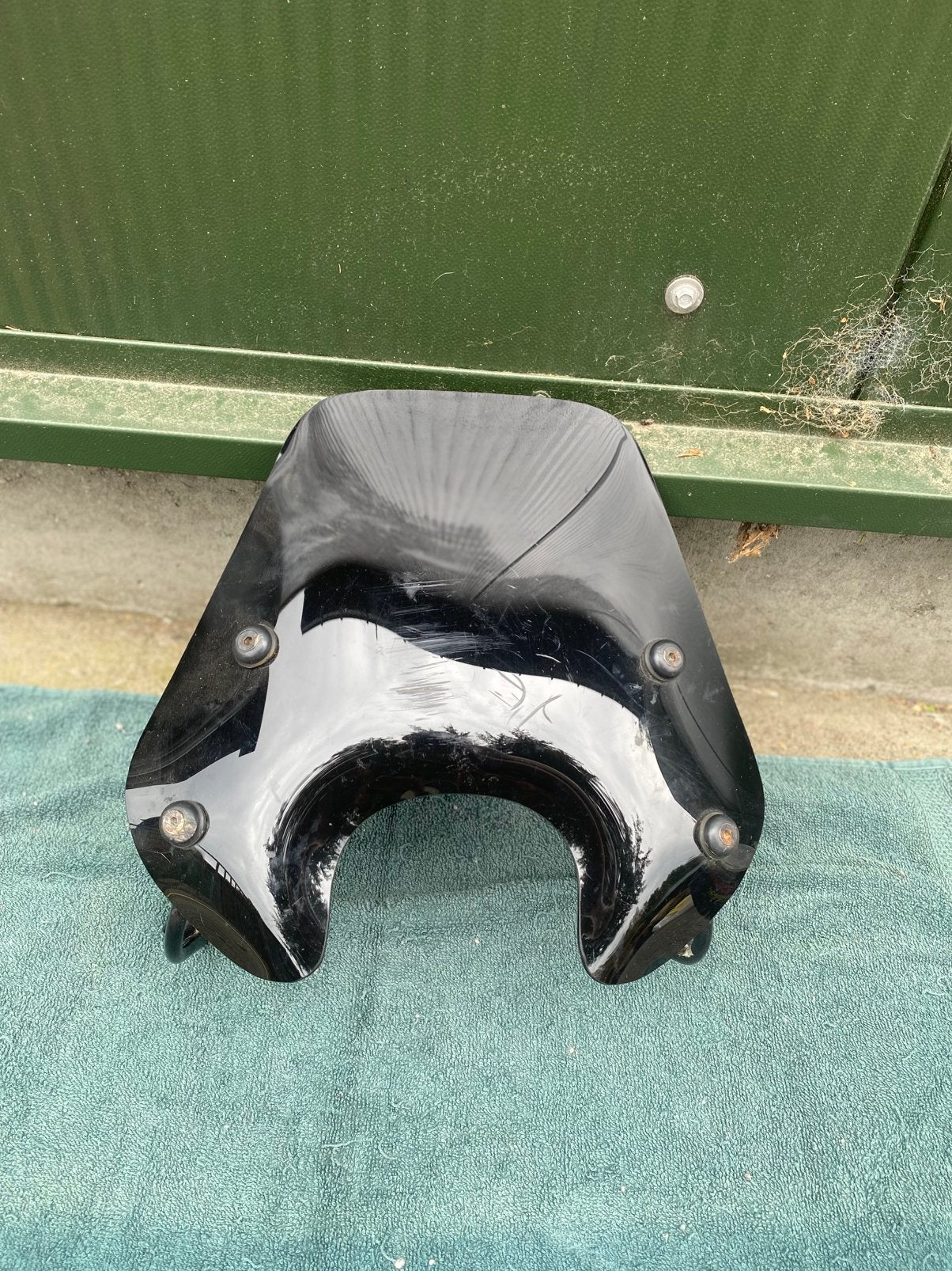 Piaggio zip 2000 laag windscherm zwart, Ophalen of Verzenden