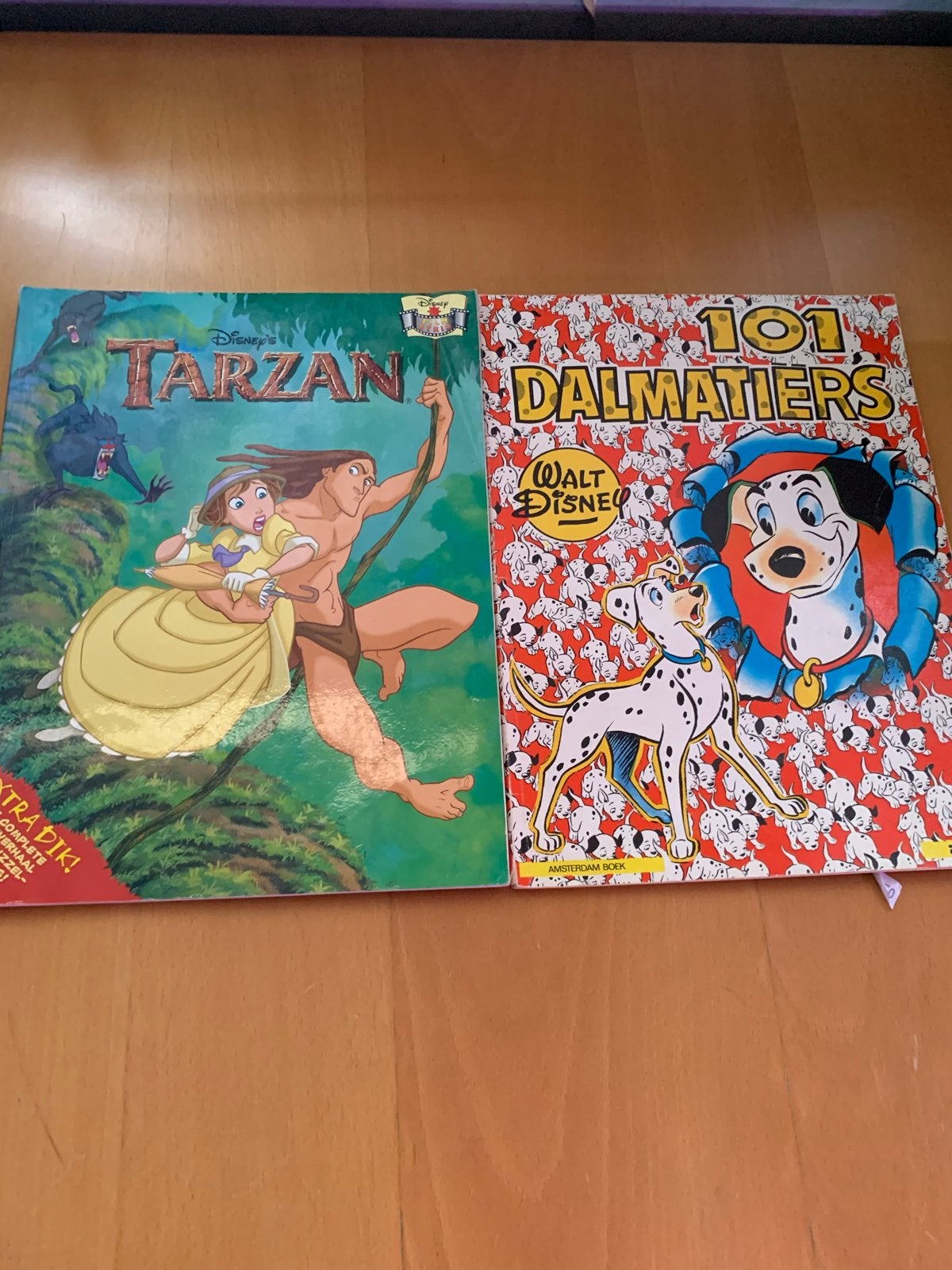 Disney Boeken Collectie: Tarzan, 101 Dalmatiërs, Sneeuwwitje, Boeken, Stripboeken, Ophalen of Verzenden, Gelezen