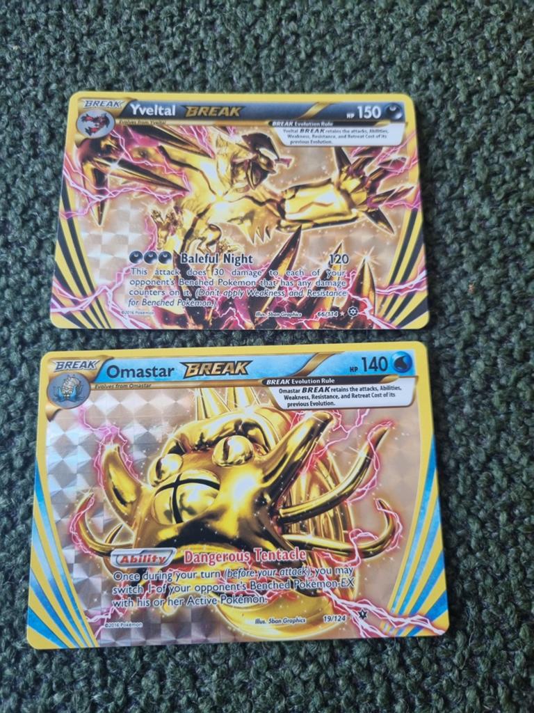 Break pokémonkaarten, Ophalen of Verzenden, Zo goed als nieuw, Meerdere kaarten