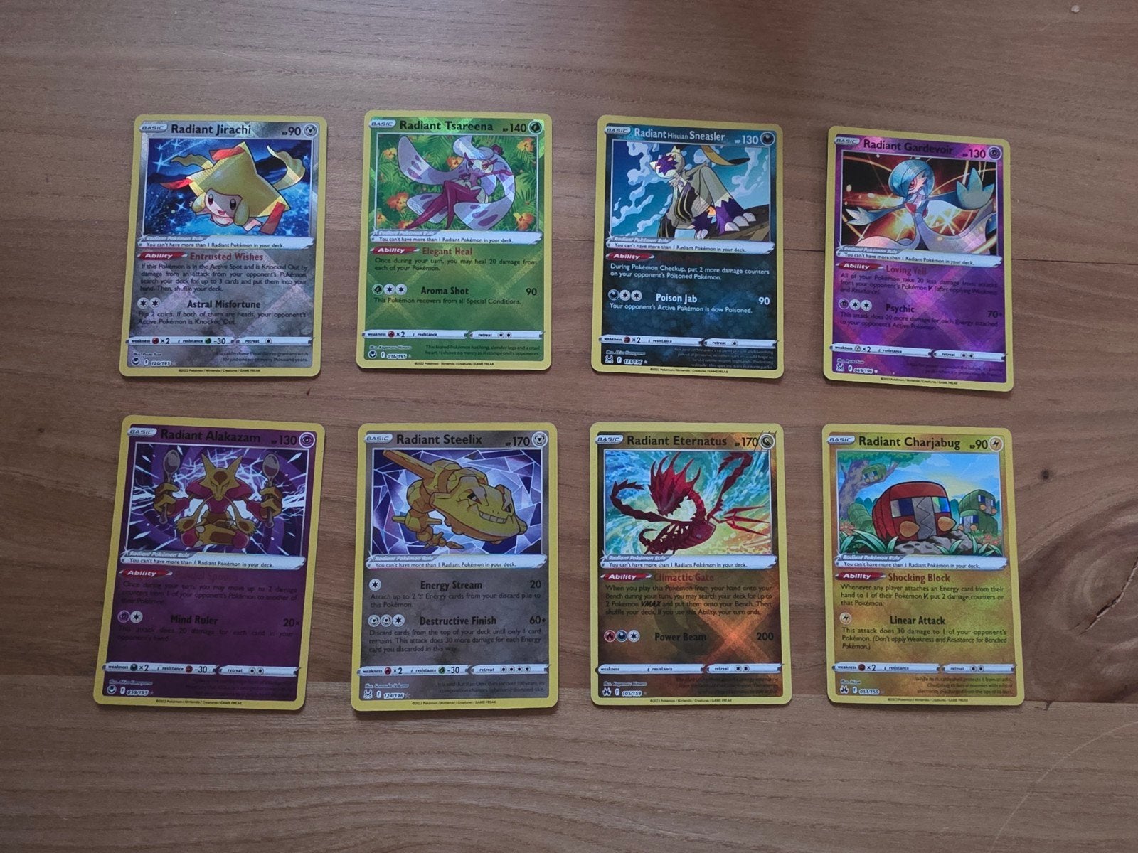 Radiant pokemon kaarten set, Ophalen of Verzenden, Meerdere kaarten