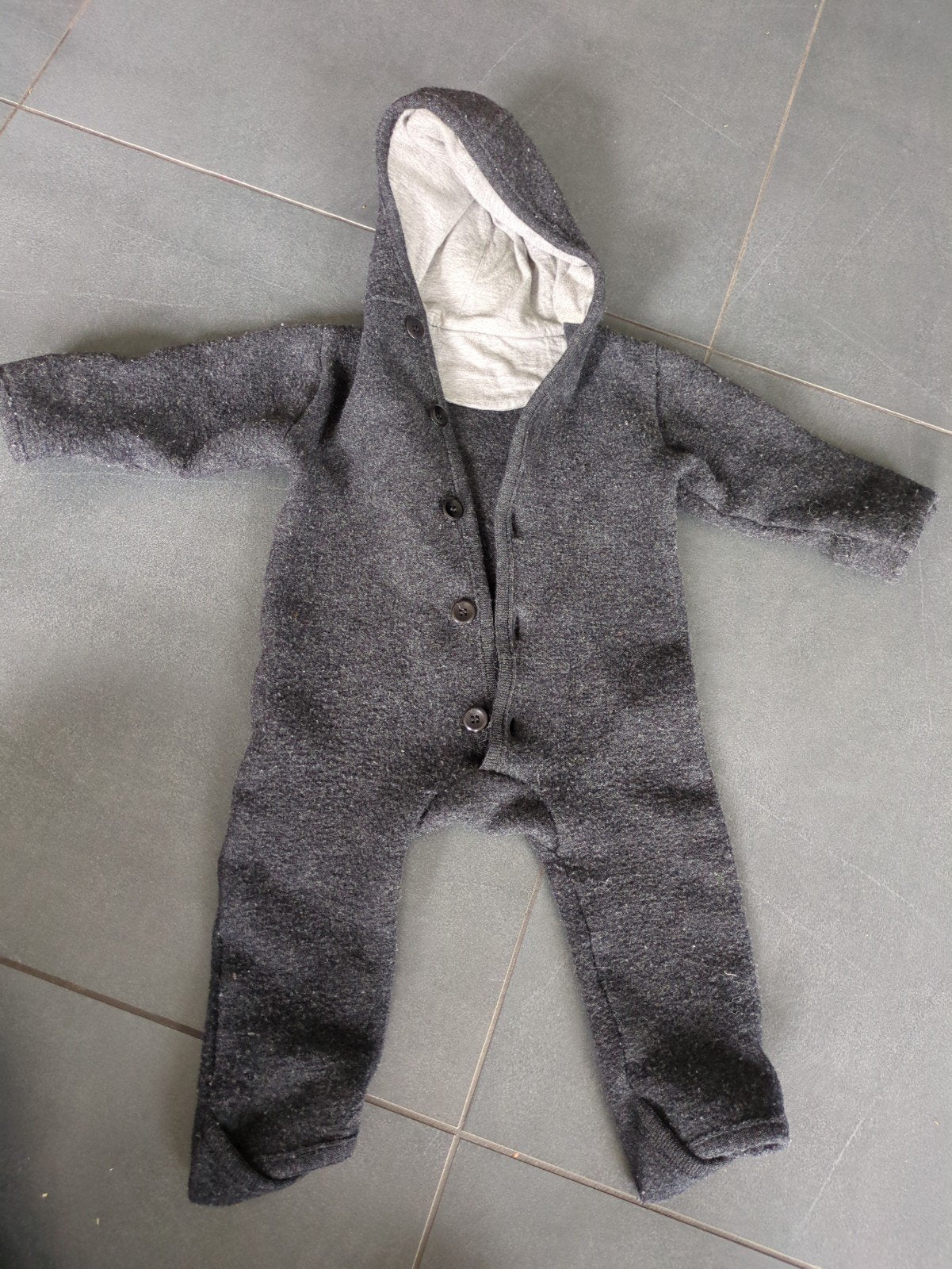 Warme wollen jumpsuit disana 74/80 (6-12 mths), Ophalen, Gebruikt, Asana, Jongetje of Meisje